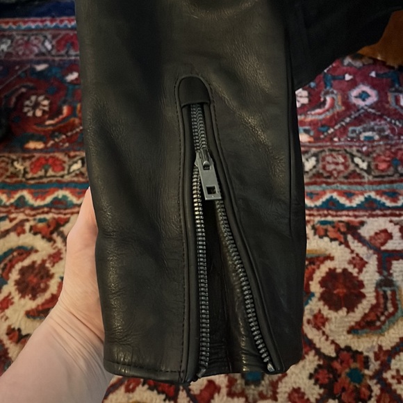 EUC Rag and Bone Black leather jacket - Picture 5 of 6